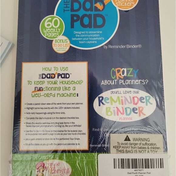 Note Pad Stickers Bundle of 2 Dad Pad Reminders #0364 - Picture 9 of 9